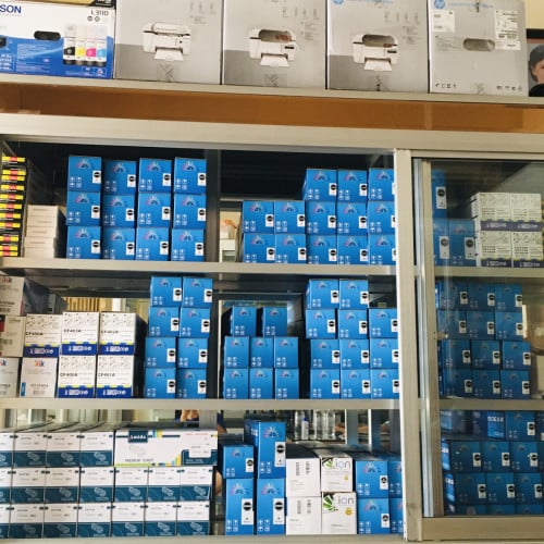 HP, Canon and Epson have Toner, Ink និង Ribbon