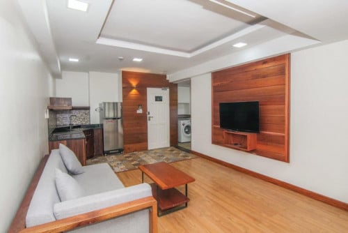 Doun Penh area | Service apartment one bedrooms with lift for rent near Riverside(National Museum)