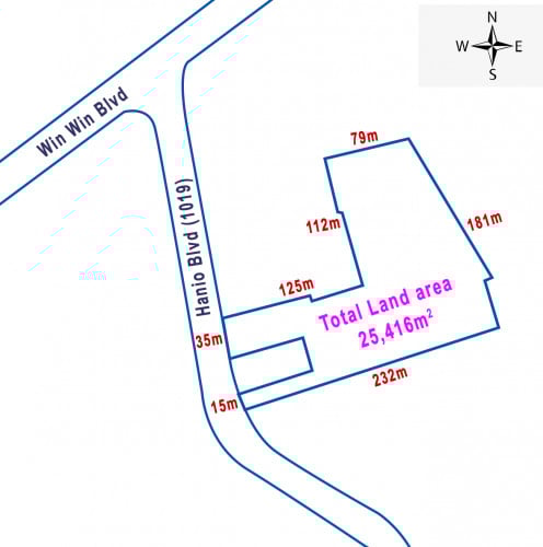 ដីលក់នៅតាមបណ្ដោយផ្លូវហាណូយ