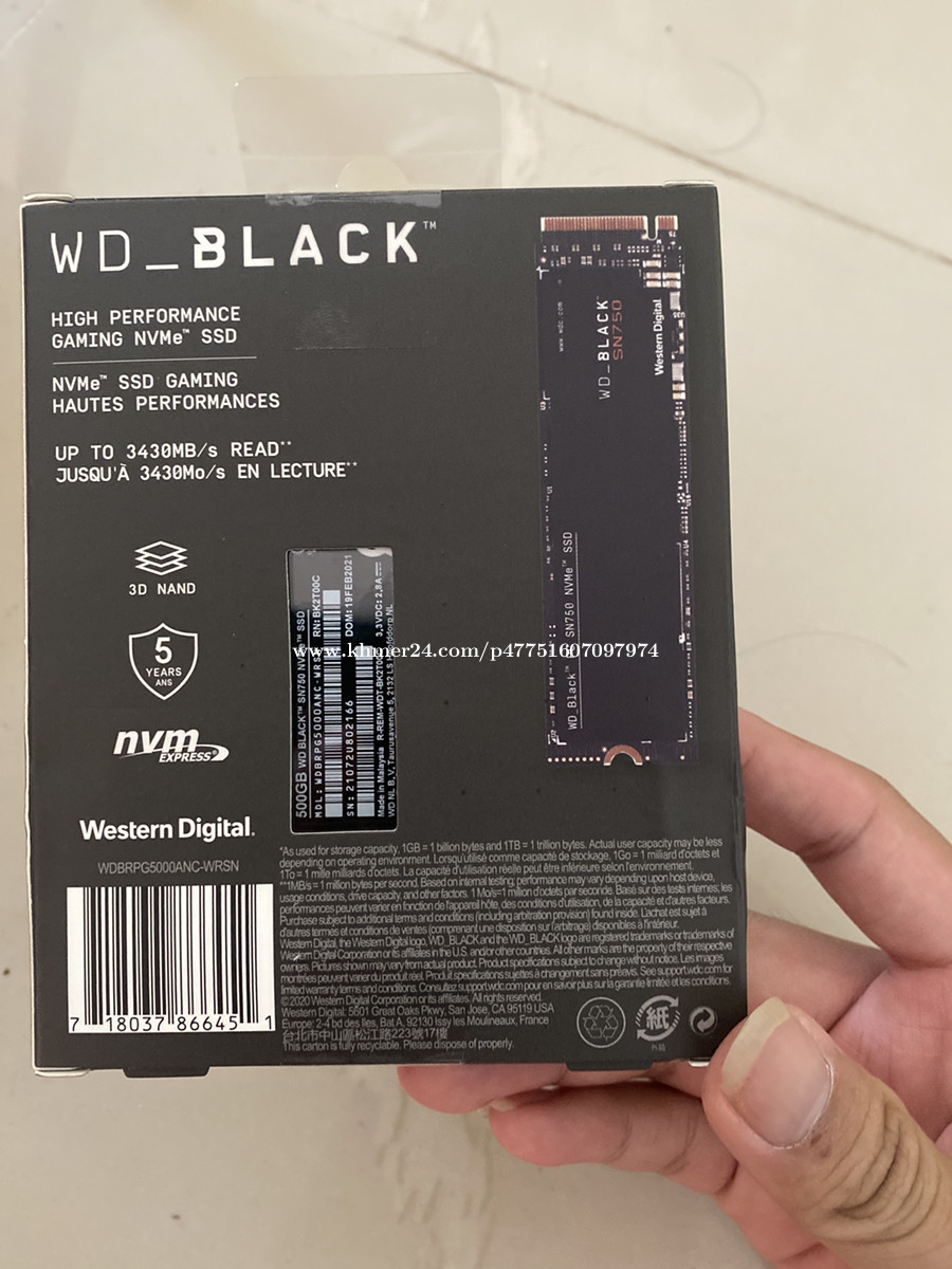 Wd Ssd 500gb In Phnom Penh Cambodia On Khmer24 Com