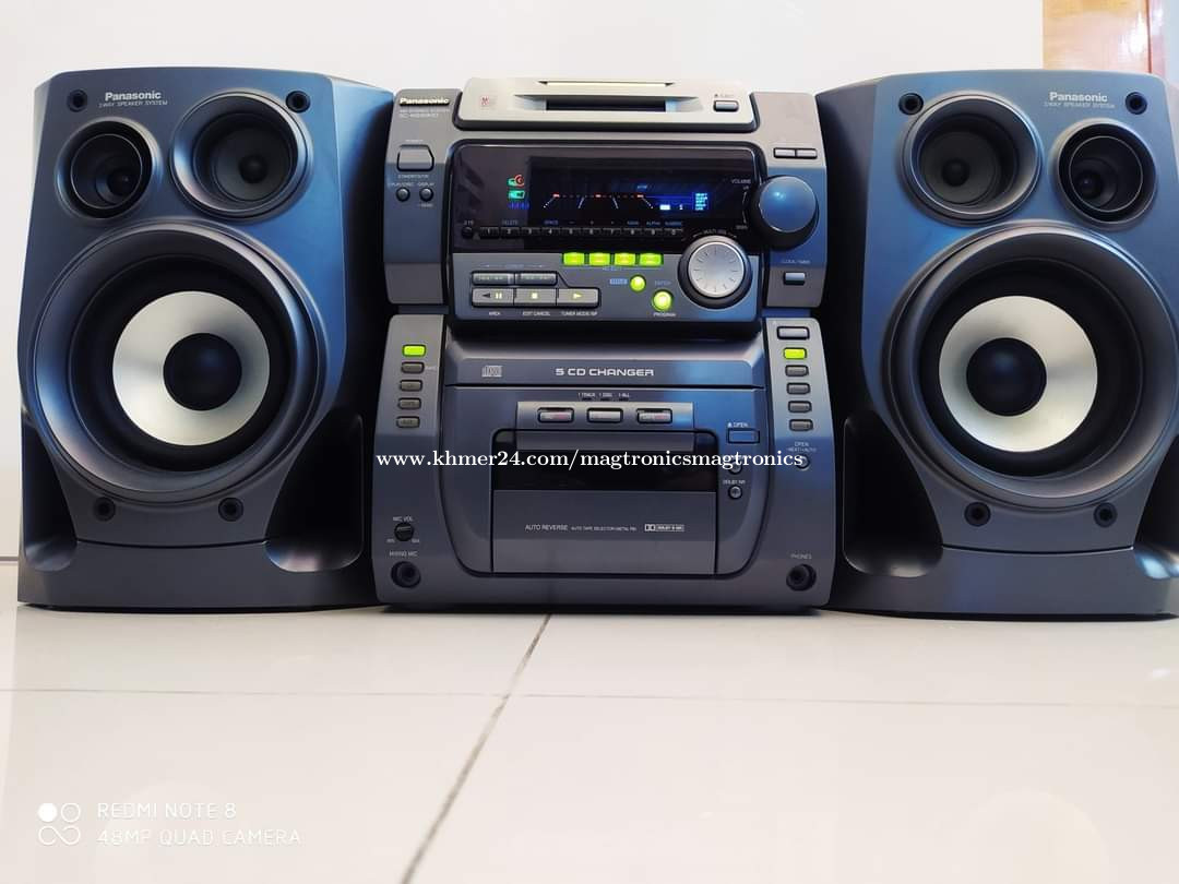 (លក់ហើយ) ម៉ាញ៉េ ឈុតប៉ាណាសូនិច hifi stereo system Panasonic Made in