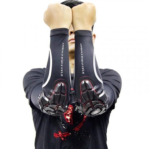 Elbow Guard កែងដៃការពារ ផលិតផល សុទ្ធ 100% សាច់យឺត ងាយស្រួលពាក់ មិនថប់ បែកញើស