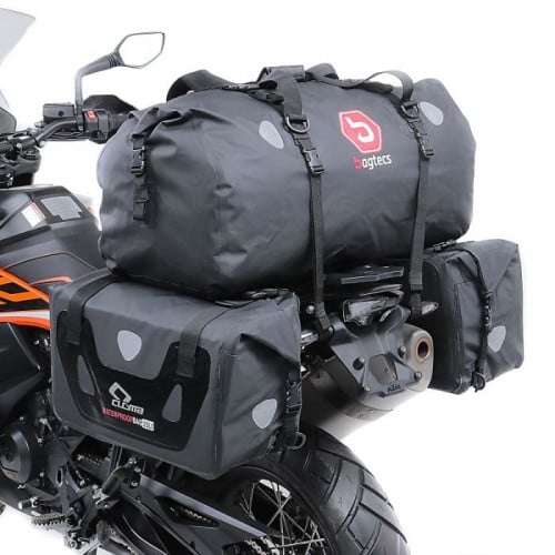 Waterproof Saddle Bags and Top Bag for Motorcycles ឈុតកាបូបសងខាង និងក្រោយ