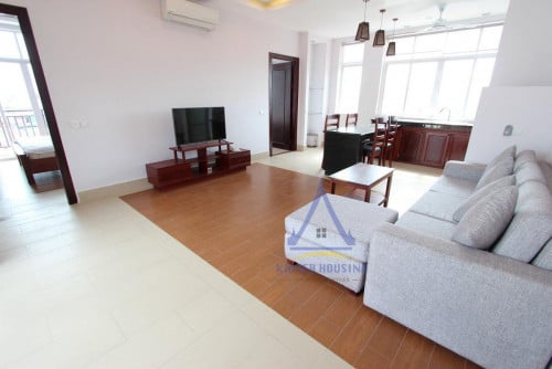 TTP area | Spacious fully furnished 2 bedrooms with gym for rent near Russian market