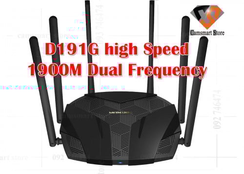 Router High Speed WiFi 1900M 2.4G 5G 3T3R