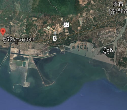 Land for sale near Kampot port