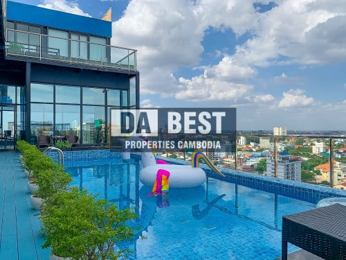 DABEST PROPERTIES: 1 Bedroom Apartment for Rent with Gym, Swimming pool in Phnom Penh