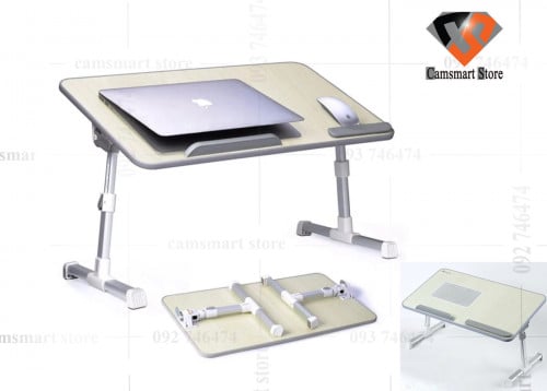 Laptop Desk With Cooling Fan Foldable Notebook Laptop Stand Bed Tabletop Desks Home