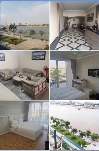 Hotel For Rent along River Side, Near Royal Palace, 07Floors, 35Rooms, 6,500$ Per Month
