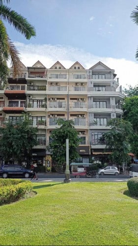 Hotel For Rent along River Side, Near Royal Palace, 07Floors, 35Rooms, 6,500$ Per Month