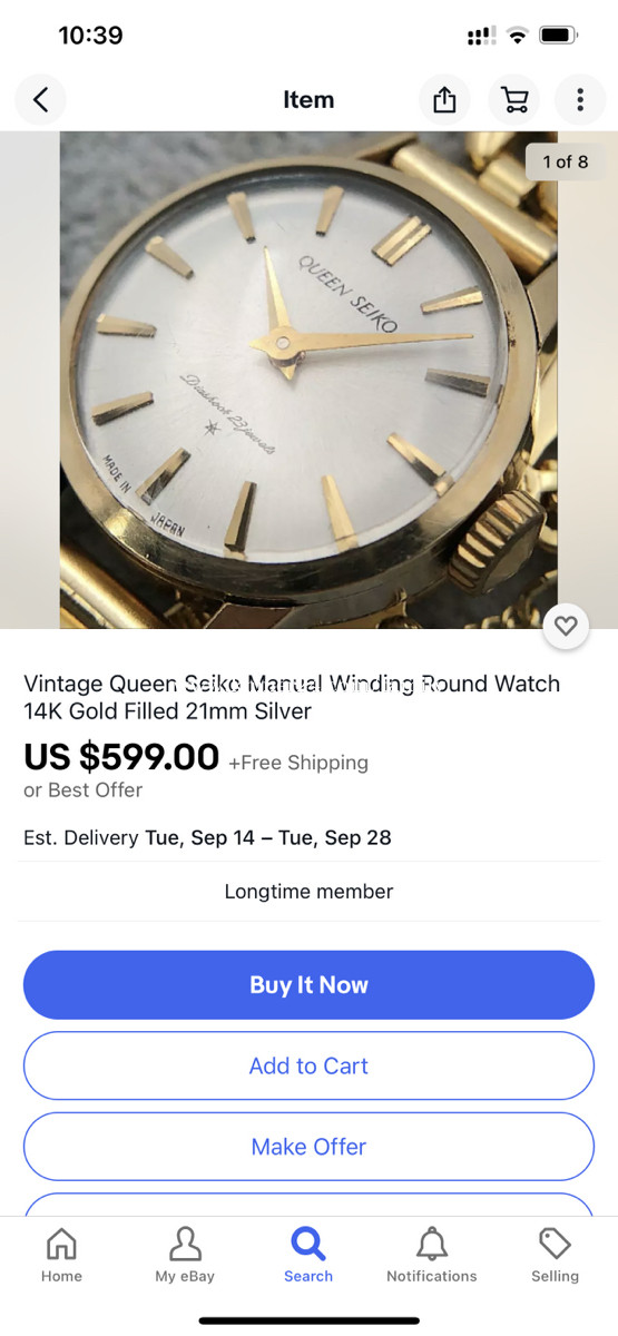 Queen Seiko Ladies Watch Price $195 in Phnom Penh, Cambodia - Family Phone  Shop 