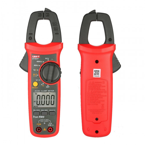 DC Current clamp meter (ឧបករណ៌វាស់ភ្លើងអំពែរ AC/DC)