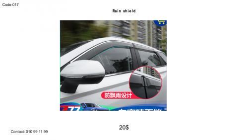 Bestune T77 Accessories