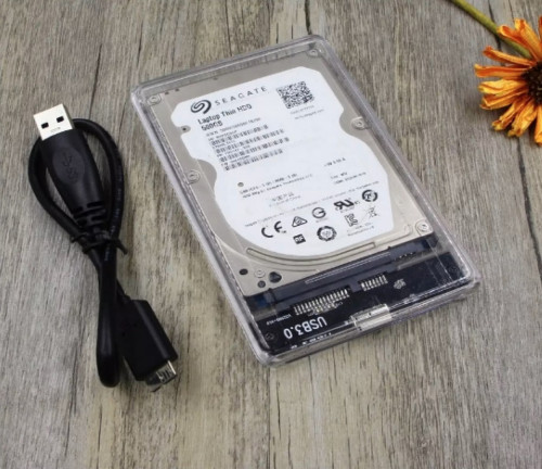 ប្រអប់ដាក់ ហាតឌីស USB3.0 to SATA3.0 External Hard Drive Enclosure Support UASP for 2.5inches