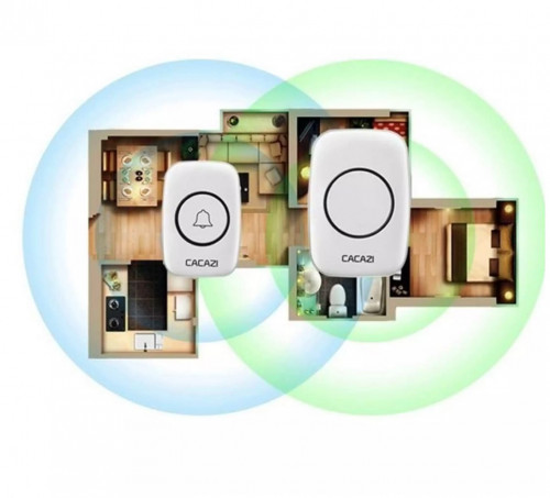 កណ្តឹងអត់ប្រេីខ្សែ wireless doorbell​ 300m , 38 ringtones, with a variety of vibrant melodies