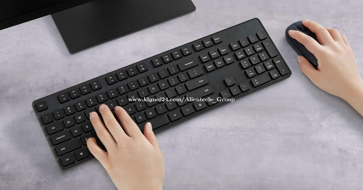 Xiaomi wireless keyboard mouse set all in one easy portable everywhere  wireless mouse and keyboard Price $20.00 in Phnom Penh, Cambodia -  Alientech_Group