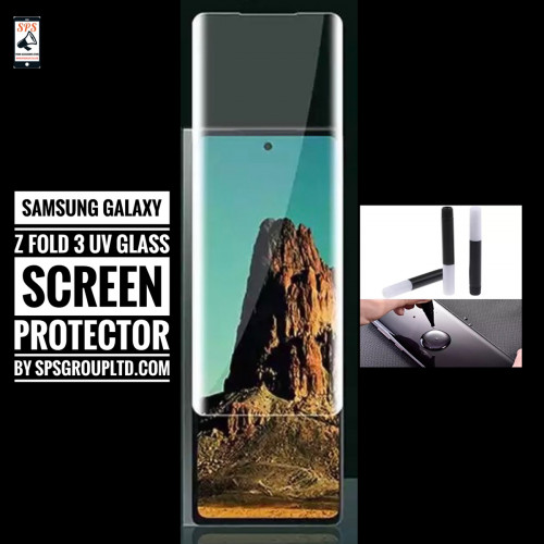 Galaxy Z fold 3 UV clear glass screen protector in Phnom Penh, Cambodia