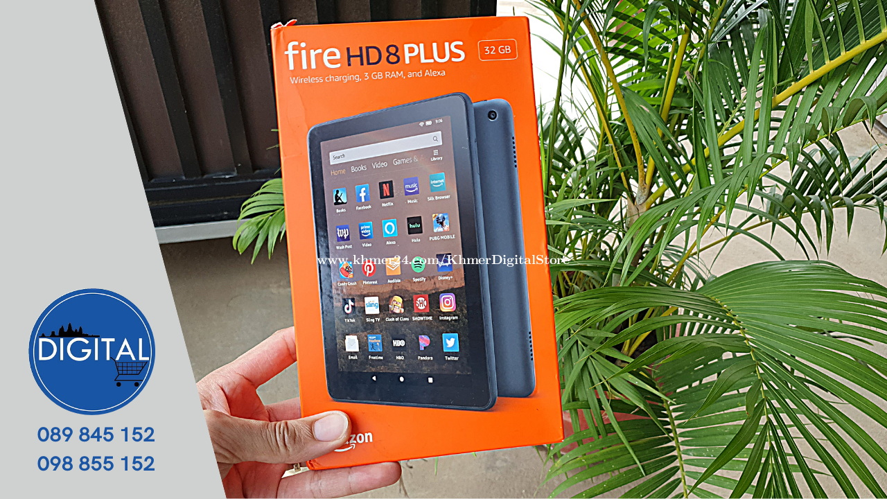 Amazon Fire HD 8 Plus Tablet, 32 GB Storage, 3 GB RAM price $129 in Phnom  Penh, Cambodia - Khmer24.com