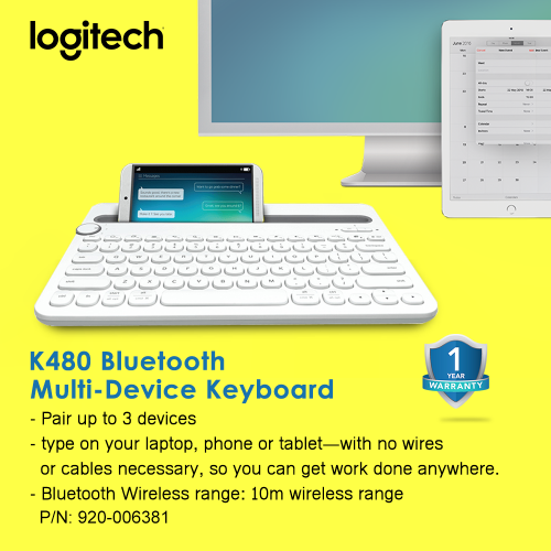 Keyboard K480 ស្អាតខ្លាំង