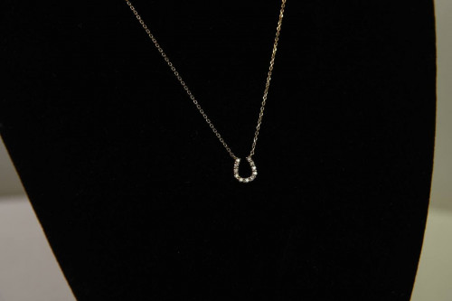 K18YG, Diamond Necklace made in Japan 818