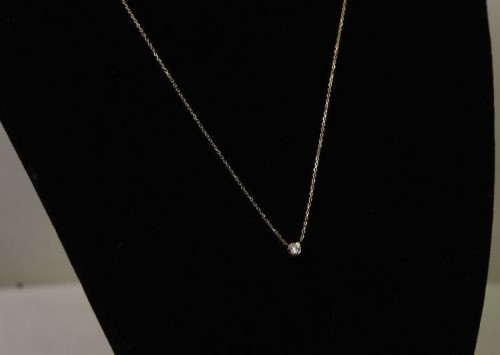 K18YG, Diamond Necklace made in Japan 927