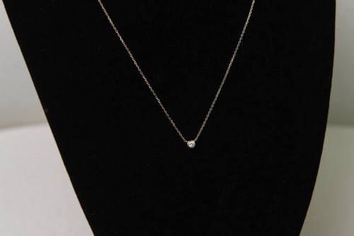 K18YG, Diamond Necklace made in Japan 984