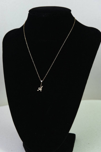K18YG, Diamond Necklace &quot;A&quot; made in Japan 020