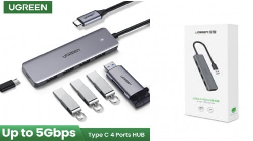 UGREEN USB-C 4 Port USB 3.0 Hub