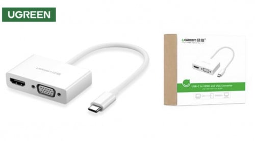 UGREEN USB-C to HDMI +VGA Converter