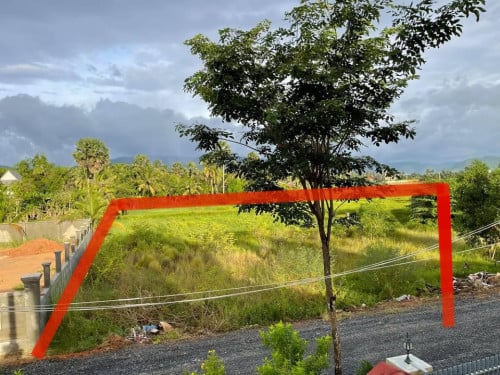 ដីលក់នៅផ្លូវក្រវ៉ាត់ក្រុងខេត្តកំពត