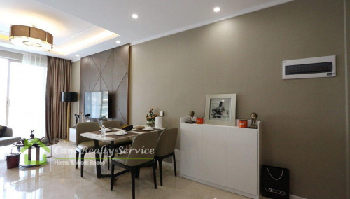 Modern style 2 bedrooms serviced apartment for rent with BIG GARDEN, BIG SWIMMING POOL and gym