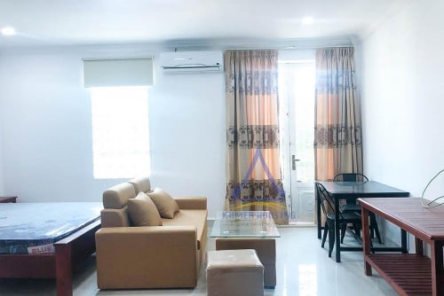 Tuek Thla area | Fully Furnished apt 1 beds with lift for rent near Attwood Business Center