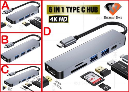 Type C to HDMI-compatible 4K USB-C 3.0 Adapter Hub for MacBook Samsung S8 Dex