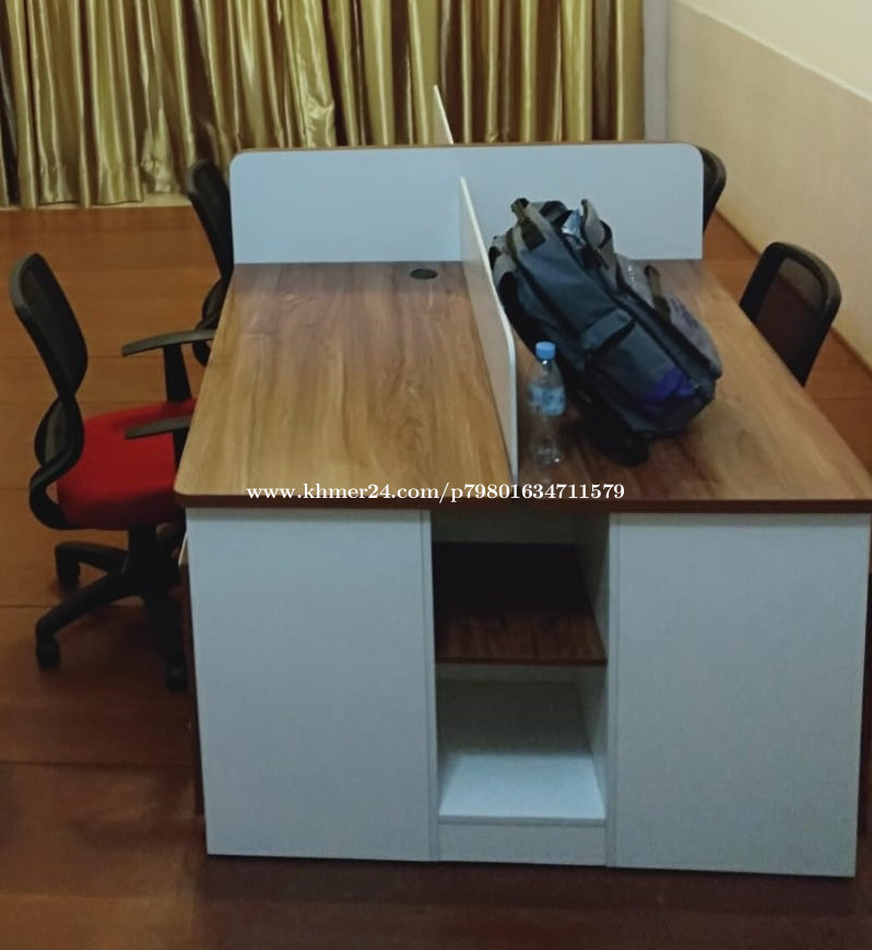 តុការិយាល័យ តុធ្វើការ Office Table for Sale Full Set Second hand in