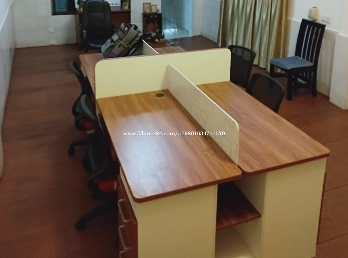 តុការិយាល័យ តុធ្វើការ Office Table for Sale Full Set Second hand in