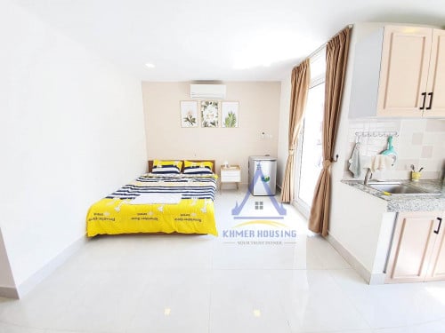 Tonle Bassac area | fully furnished Studio for rent closed to Aeon mall1, Koh Pich Island