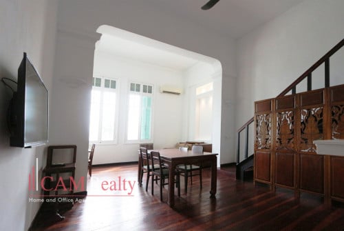 Near riverside | 2 bedrooms duplex style renovated house for rent | Private balcony