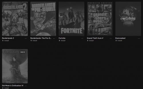 GTA5 Epic Game Account (8 Accounts)