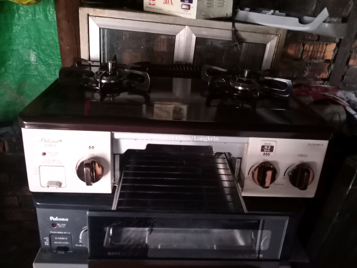 Gas stove in Phnom Penh, Cambodia on