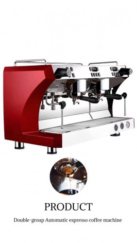 Double group espresso machine