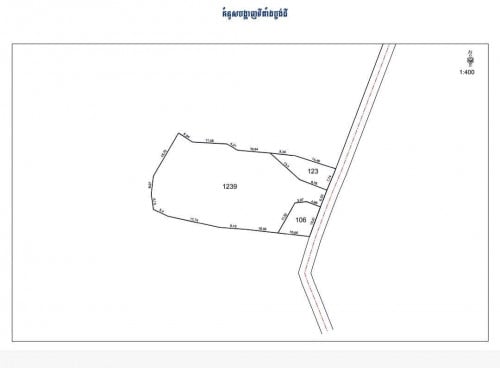 លក់ដីផ្ទាល់ខ្លួន នៅជិតរង្វង់មូលសេះសរ ខេត្តកែប