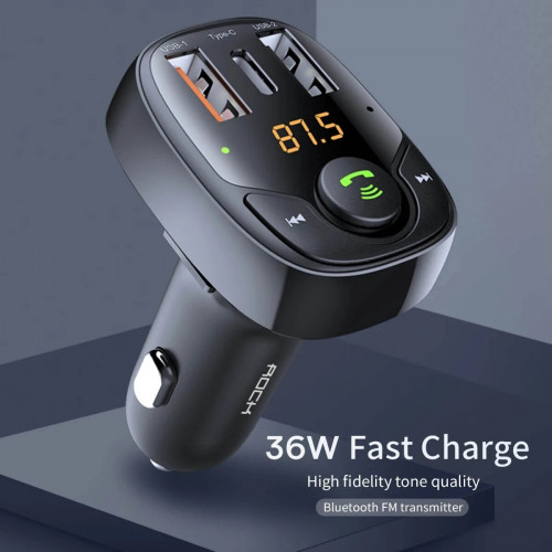 ROCK Bluetooth Transmitter B301 (Car Charger)