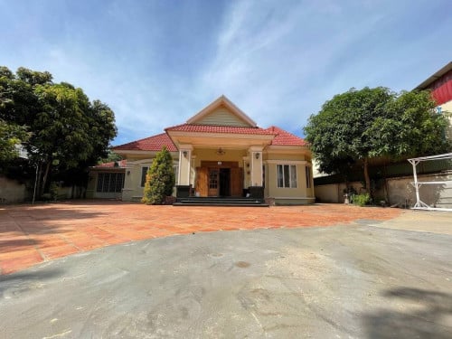 Villa For Rent West Of Phnom Penh Thmey Area, LS:21x30m, 06Beds, Per Month