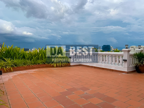 DABEST PROPERTIES: Penthouse 3 Bedroom Apartment for Rent in Phnom Penh-BKK1