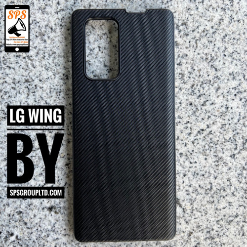 LG Wing 5G Carbon Fiber texture case in Phnom Penh, Cambodia on