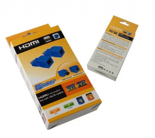 HDMI to RJ45 Cable Converter Splitter Repeater by Cat 5e/Cat 6 1080P