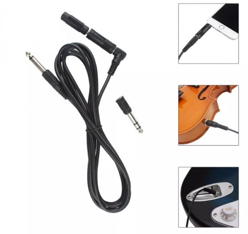 ខ្សែ3ម៉ែត្រ audio cable for instrument guitar solo...etc ប្រេីបានទូទៅ មានហ្រ្វីឌុយត