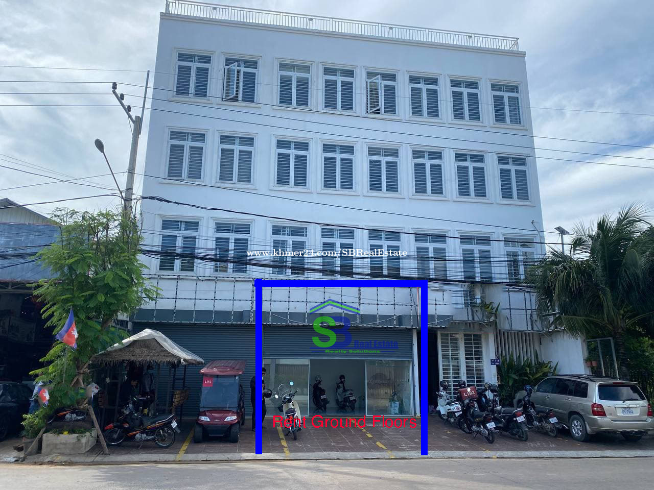 Ground Floor Shop House for Rent PPT (SB ID 0161) Price 2500.00 in Boeng Kak Muoy, Tuol Kouk