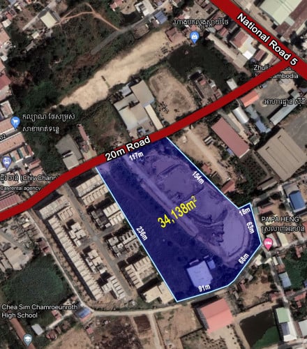 ដីលក់នៅស្វាយប៉ាក ខណ្ឌឫស្សីកែវ