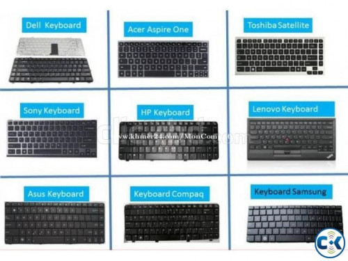 មានលក់ Keyboard Asus Acer Apple Dell Lenovo Hp  គ្រប់ប្រភេទ